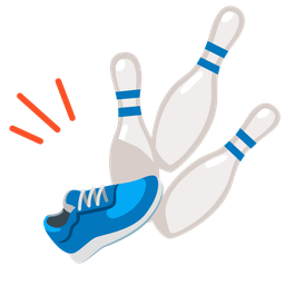 running shoe and bowling