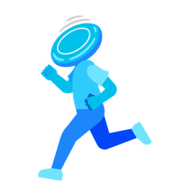 running shoe and flying disc