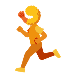 running shoe and fried shrimp