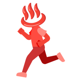 running shoe and hot springs