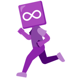 running shoe and infinity