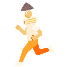 running shoe and oden