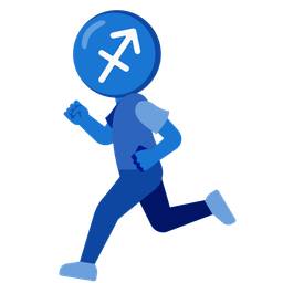 running shoe and Sagittarius