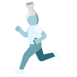 running shoe and sake