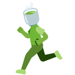 running shoe and teacup without handle