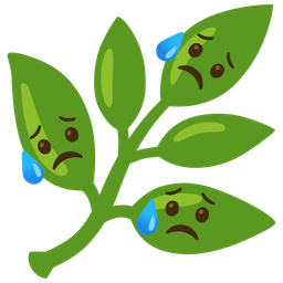 Sad but relieved face and Herb