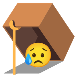 Sad but relieved face and Mouse trap