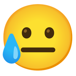 Sad but relieved face and Neutral face