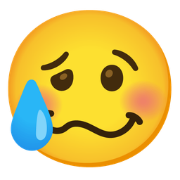 Sad but relieved face and Woozy face