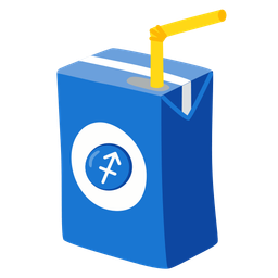 Sagittarius and beverage box