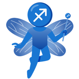 Sagittarius and butterfly