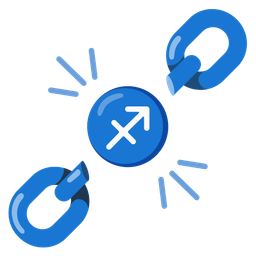 Sagittarius and chains