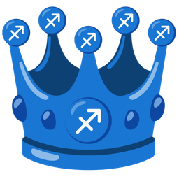 Sagittarius and crown