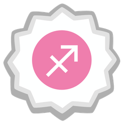 Sagittarius and fish cake with swirl