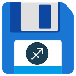 Sagittarius and floppy disk