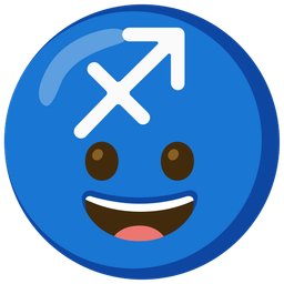 Sagittarius and Grinning face