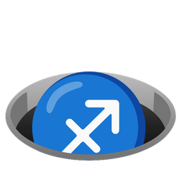 Sagittarius and hole