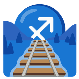 Sagittarius and locomotive