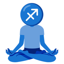 Sagittarius and lotus