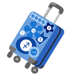 Sagittarius and luggage