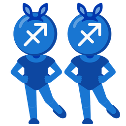 Sagittarius and rabbit face