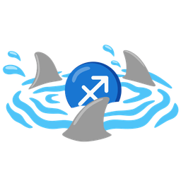 Sagittarius and shark