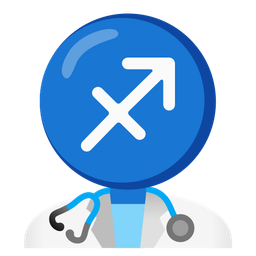 Sagittarius and stethoscope