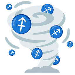 Sagittarius and tornado