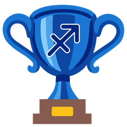 Sagittarius and trophy