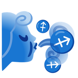 Sagittarius and wind face