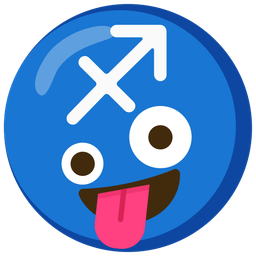 Sagittarius and Zany face