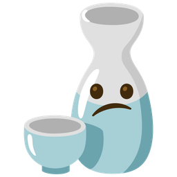 Sake and Confused face