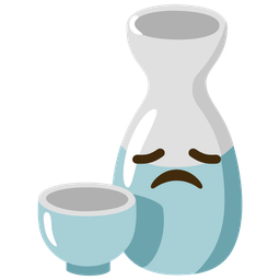 Sake and Disappointed face