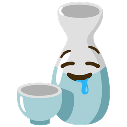 Sake and Drooling face