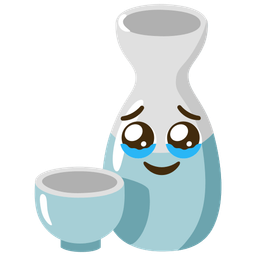 Sake and Face holding back tears