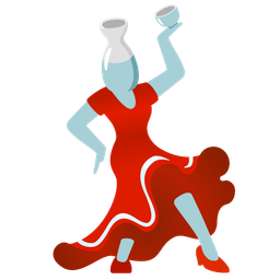 Sake and High-heeled shoe