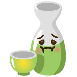 Sake and Nauseated face