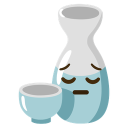 Sake and Pensive face