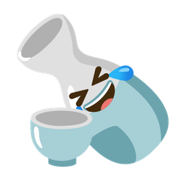 Sake and Rolling on the floor laughing