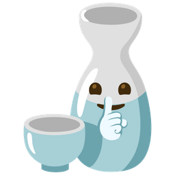 Sake and Shushing face