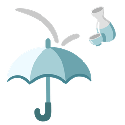 Sake and Umbrella