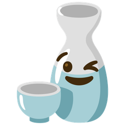 Sake and Winking face