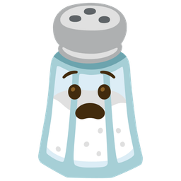 Salt and Anguished face