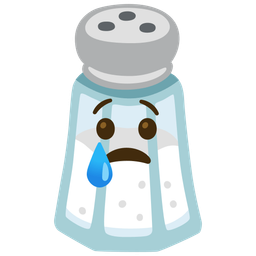 Salt and Crying face