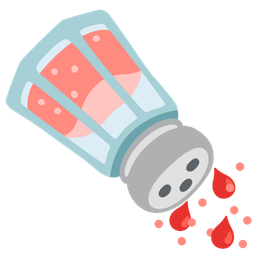 Salt and Drop of blood