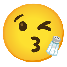 Salt and Face blowing a kiss