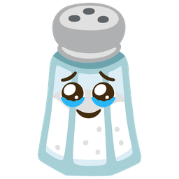 Salt and Face holding back tears