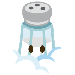 Salt and Face in clouds