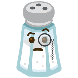 Salt and Face with monocle