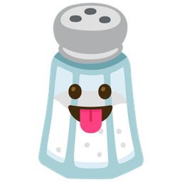 Salt and Face with tongue